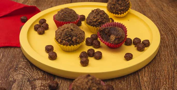 Imagem da receita Brigadeiro Crocante com NESCAU Cereal