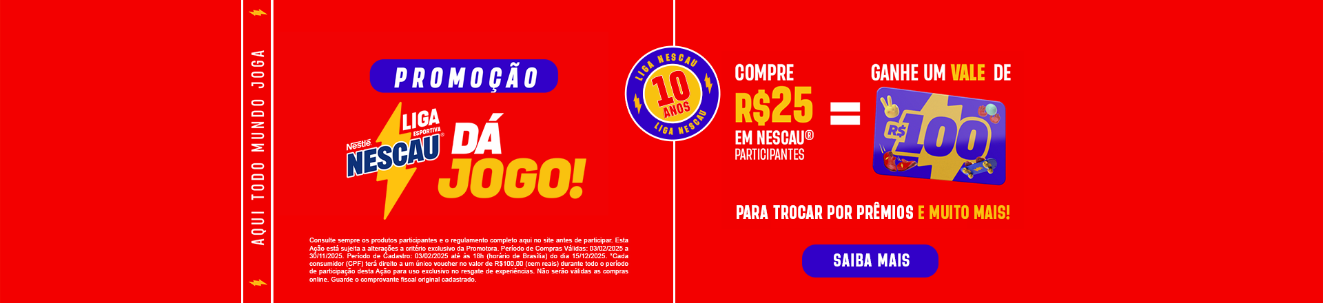 Promoção Liga Esportiva NESCAU®