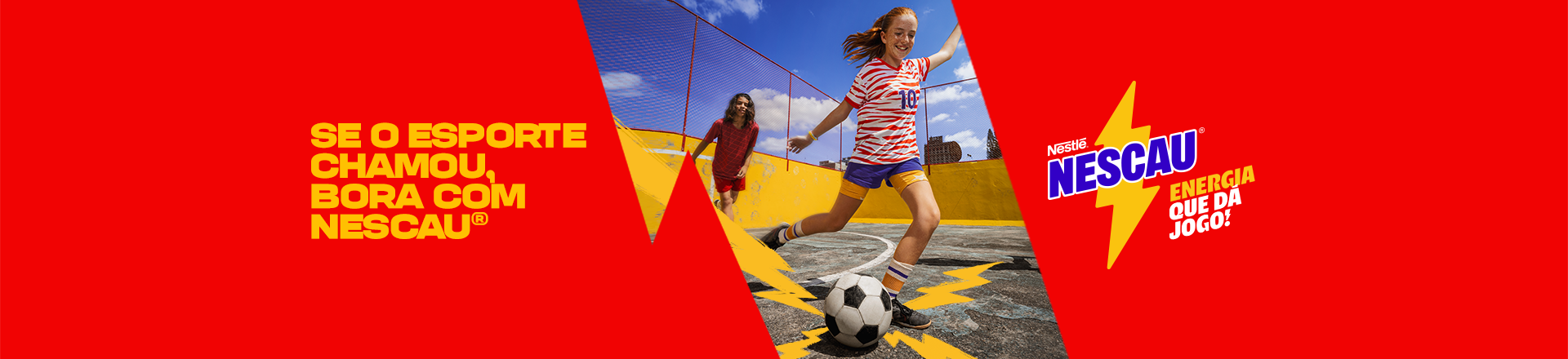 Campanha NESCAU®, energia que dá jogo!