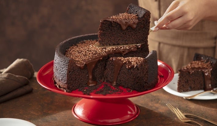 Imagem da receita Receita Bolo Piscininha de NESCAU Extra Cacau
