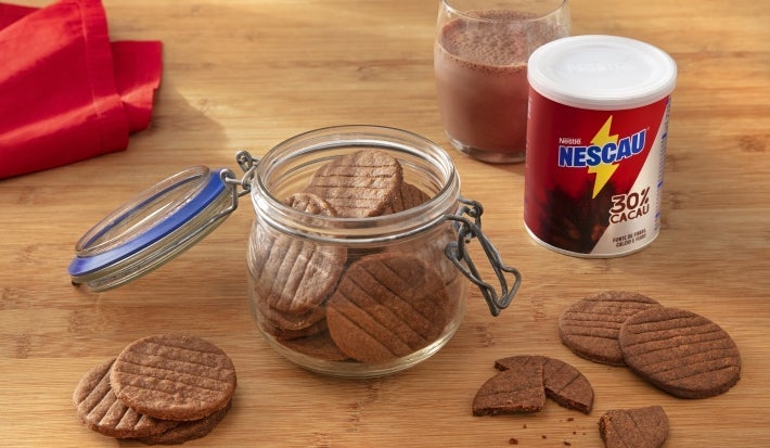 Imagem da receita Receita de Biscoito Amanteigado de NESCAU Extra Cacau