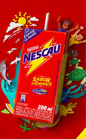 SIG firma parceria com Nestlé e traz canudo de papel para as bebidas de NESCAU em 2023
